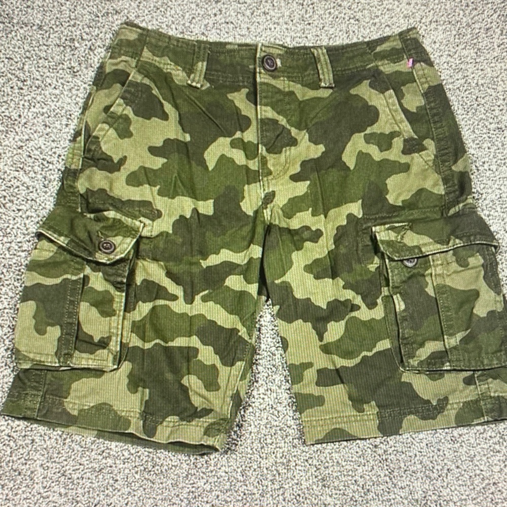 Urban Pipeline Camouflage Cargo Shorts